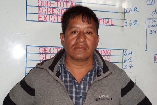 José Tol, sindicado de secuestro, permanece en el centro de detención preventiva, en Santa Cruz del Quiché. (Foto Prensa Libre: Óscar Figueroa)