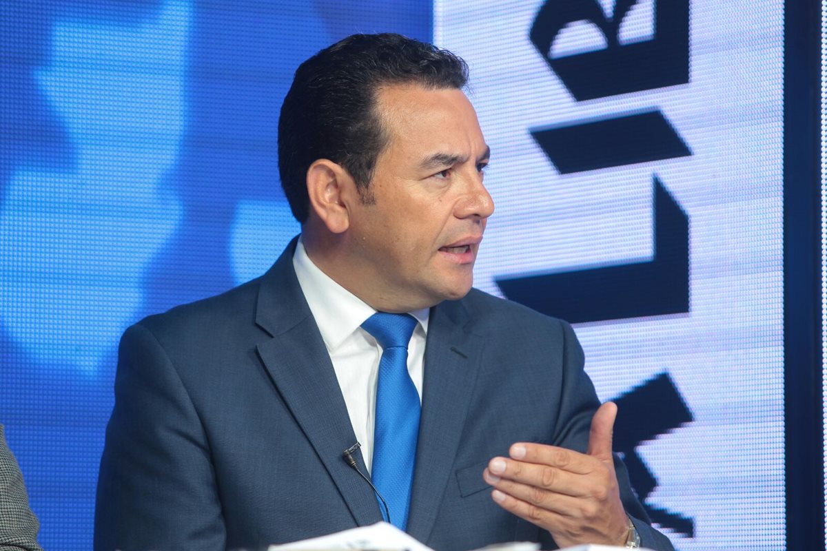 Jimmy Morales buscará la presidencia por el partido FCN-Nación. (Foto Prensa Libre: Álvaro Interiano)