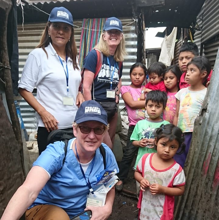 El 12 de junio, la brigada estadounidense llegó al país para ayudar a los damnificados. (Foto Prensa Libre: Cortesía Project Hope)
