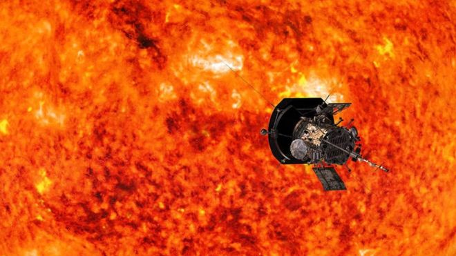 La Sonda Solar Parker deberá soportar temperaturas cercanas a 1.400 grados centígrados sin derretirse. (NASA/John Hopkins APL)