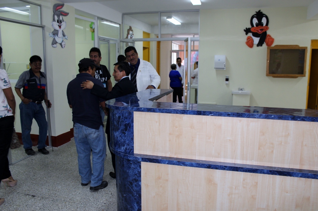 Una de las áreas del nuevo intensivo pediátrico del Hospital Regional de Quiché. (Foto Prensa Libre: Óscar Figueroa).
