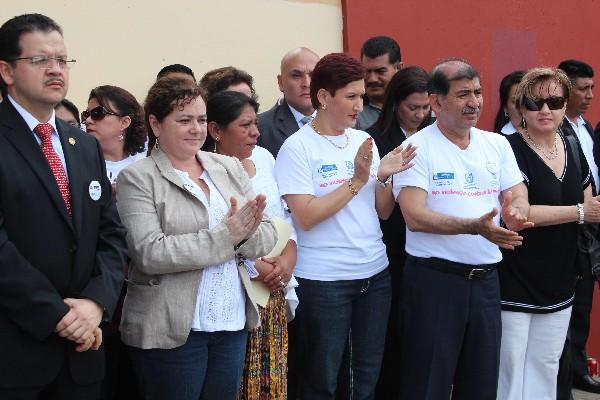 autoridades del MP y CSJ participaron en el evento.