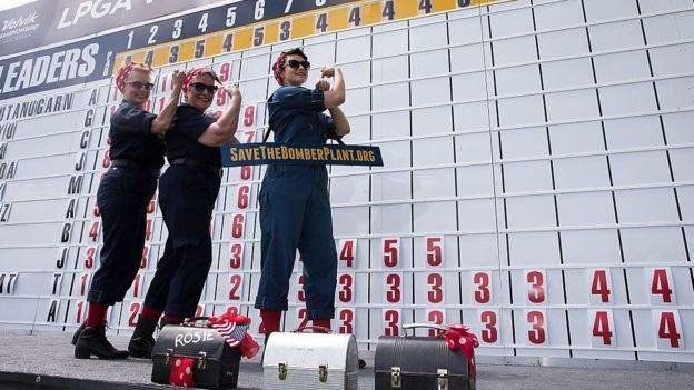 El misterio sobre la identidad de la mujer se opacó con la fama del afiche. GETTY IMAGES