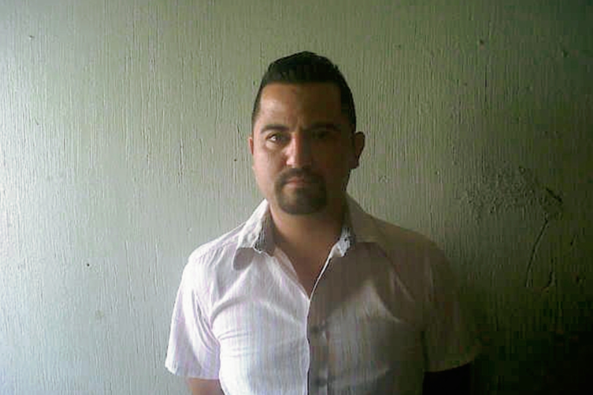 Óscar Alexander  González Pernillo fue capturado en la zona 1 de Jutiapa, sindicado de haber participado en al menos 10 asesinatos. (Foto Prensa Libre: PNC)