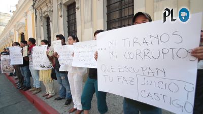 Las protestas en repudio a la corrupción se incrementaron en las últimas semanas( Foto Prensa Libre: Hemeroteca PL)