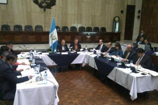 La Comisión Postuladora para Fiscal General se reunió esta tarde en la Sala de Vistas de la CSJ. (Foto Prensa Libre: Hugo Alvarado)