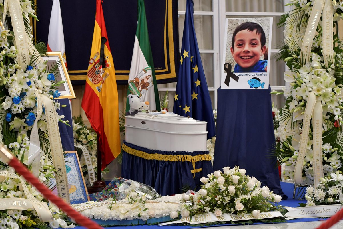 La crueldad con que fue asesinado Gabriel Cruz indigna a España. (Foto Prensa Libre: EFE)