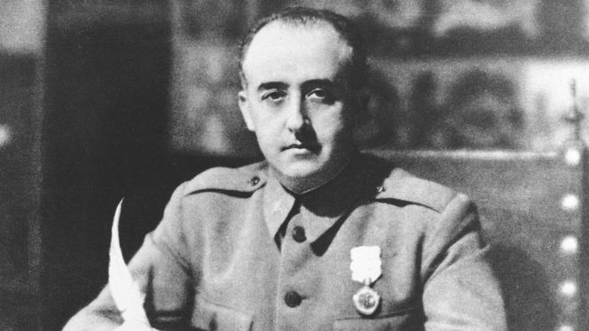 El general Francisco Franco gobernó España con mano de hierro desde 1939 hasta 1975. (AP)