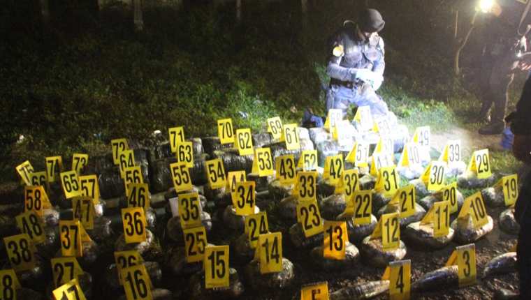 Naciones Unidas teme que se incremente el paso de droga por Guatemala.(Foto Prensa Libre: Hemeroteca PL)