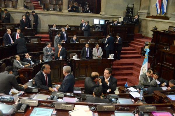 Sesión plenaria del Congreso. (Foto Prensa Libre)