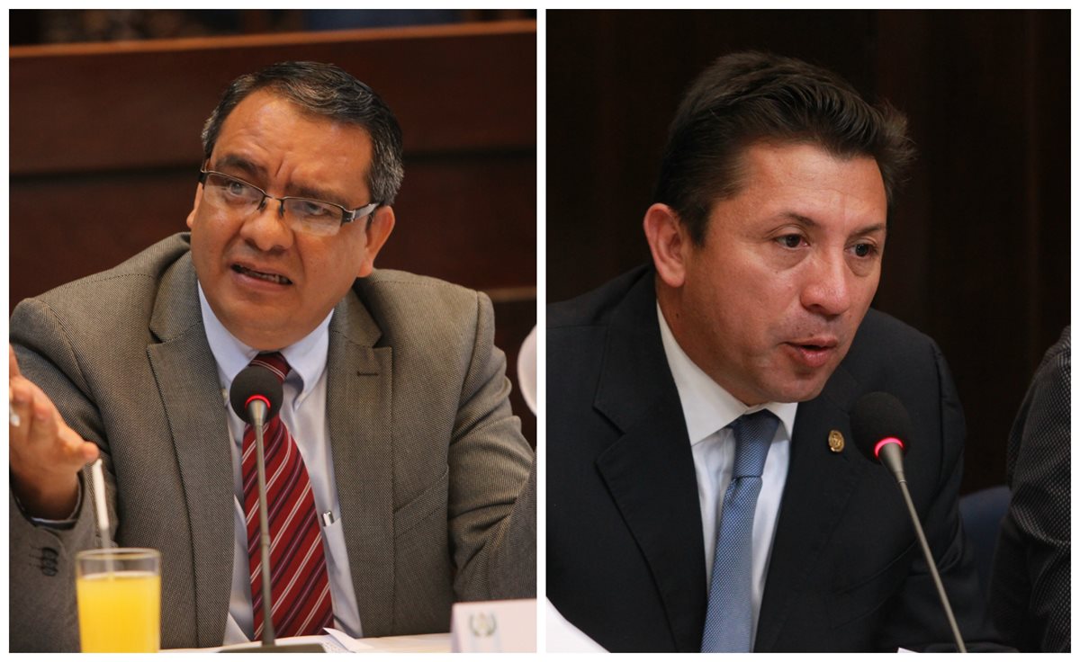 Selvin García y Julio Villatoro renunciaron para enfrentar el proceso en su contra en tribunales. (Foto Prensa Libre: Hemeroteca PL)