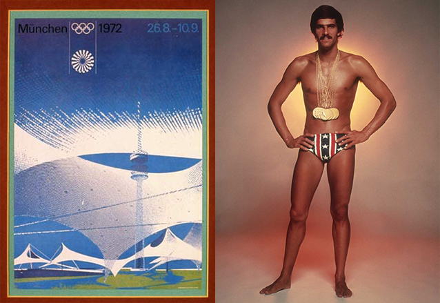 La gran figura de los Juegos Olímpicos de Munich 1972 fue el estadounidense Mark Spitz quien ganó 7 medallas de oro. (Foto: Hemeroteca PL)