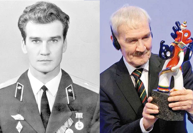 Stanislav Petrov evitó una guerra nuclear en 1983. A la izquierda en su juventud en las fuerzas soviéticas. A la derecha en 2012. (Foto: Hemeroteca PL)