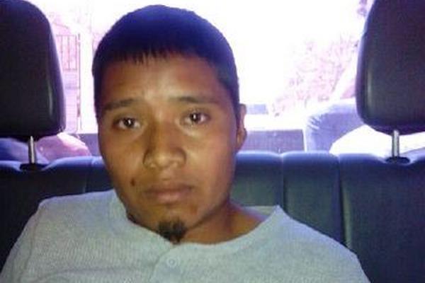 Enrique Herrera Toc, alias "el Pitufo", supuesto integrante de la banda "los Temerarios". (Foto Prensa Libre: PNC)