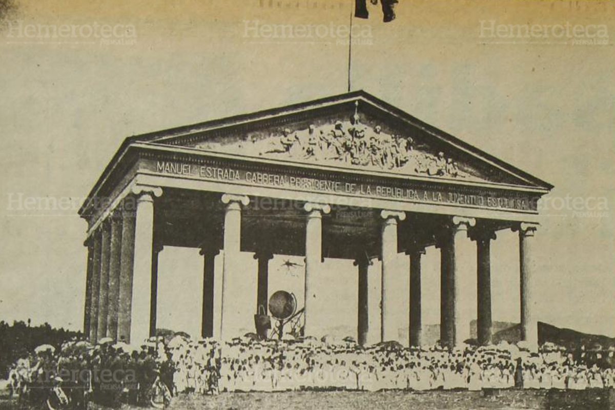 Templo de Minerva construido en 1901. (Foto: Hemeroteca PL)