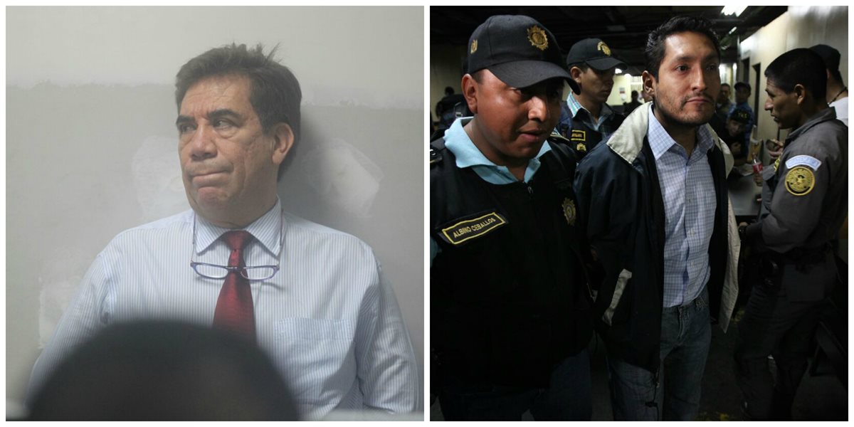 Capturan a los abogados Jose Arturo Morales y Jorge Luis Escobar Gómez, vinculados al caso La Línea. (Foto Prensa Libre: E. Paredes)