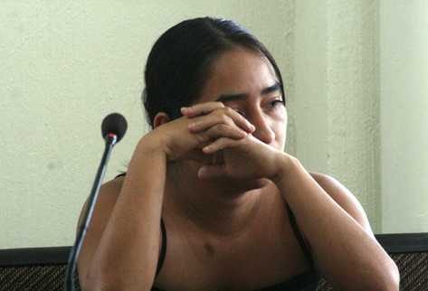 Iris Marikey Cifuentes Ochoa de 22 años, fue sentenciada a nueve años de prisión por contrabando aduanero y contradicciones de medidas sanitarias. (Foto Prensa Libre: Alexander Coyoy)