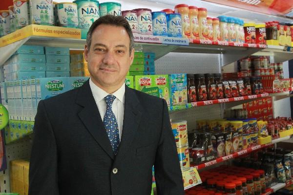 Ricardo Rivera, gerente general de Nestlé, cree que en el país la desnutrición puede ser erradicada y que ellos pretenden convertirse en un proveedor para el creciente mercado de consumidores. (Foto Prensa Libre: Estuardo Paredes)