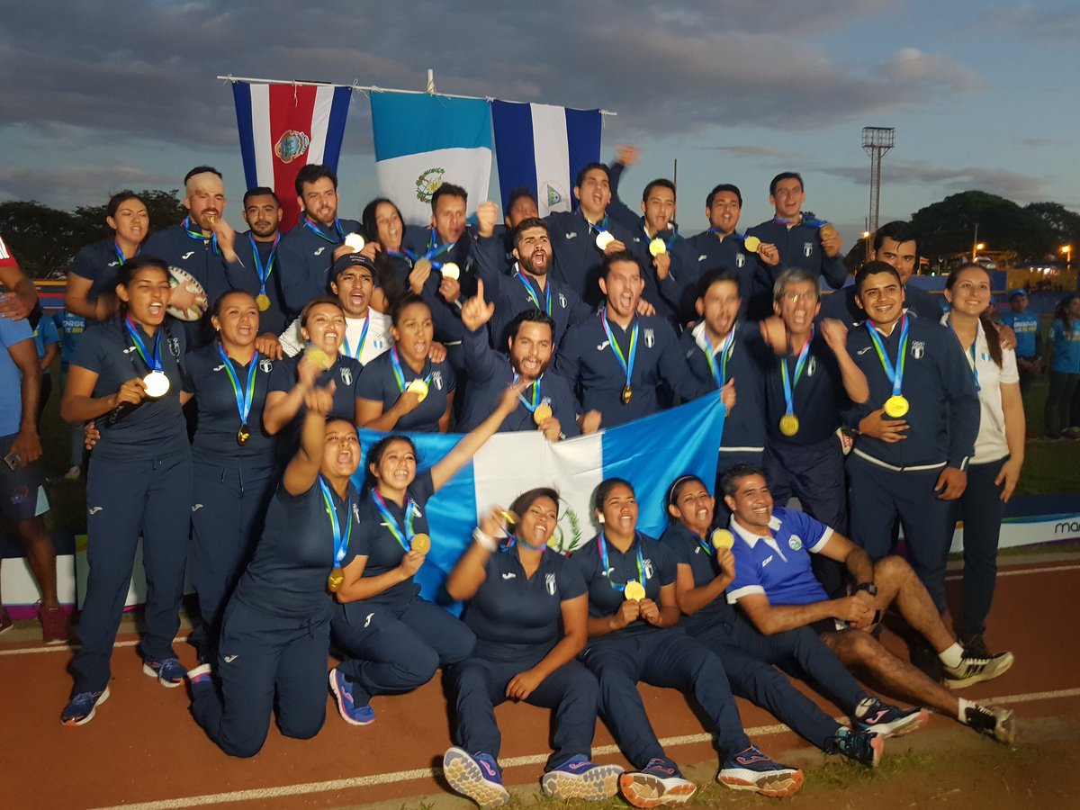 Los seleccionados nacionales dieron su máximo esfuerzo e hicieron ondear la azul y blanco en lo más alto. (Foto Prensa Libre: cortesía COG)