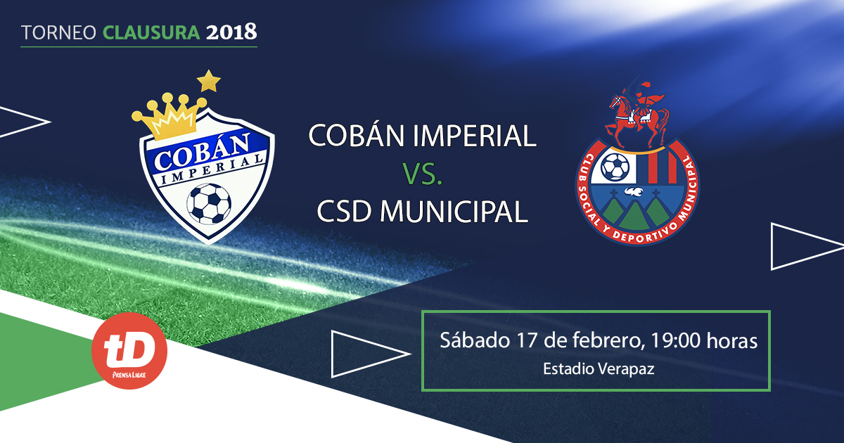 Cobán Imperial y Municipal sostendrán uno de los partido más esperados de la jornada 8. (Foto Prensa Libre: TodoDeportes)