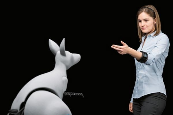 El Bionic Kangaroo (canguro biónico), es una de las innovaciones de la compañía Festo. (Foto Prensa Libre: EFE)