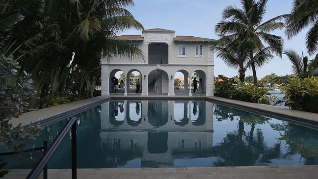 Al Capone murió en esta casa de Miami, según el escritor Samper Pizano "por sífilis". GETTY IMAGES