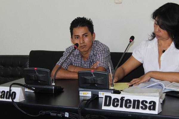 Miqueas López Alejandro fue encontrado culpable por el tribunal. (Foto Prensa Libre: Óscar González)