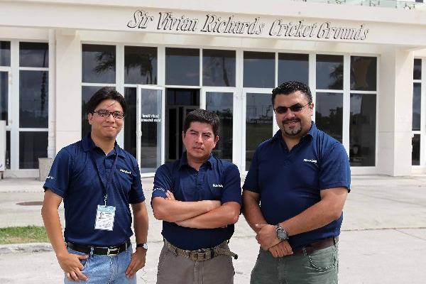 Eduardo González, Francisco Sánchez y Eddy Recinos, enviados especiales de Prensa Libre. (Foto Prensa Libre: Eduardo González)