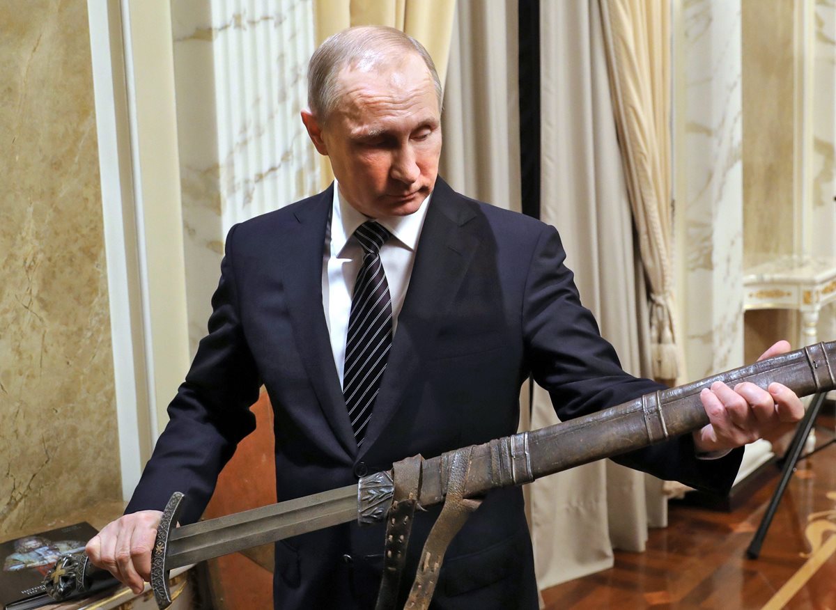 El presidente ruso Vladimir Putin es acusado de ordenar los ciberataques. (Foto Prensa Libre: EFE).