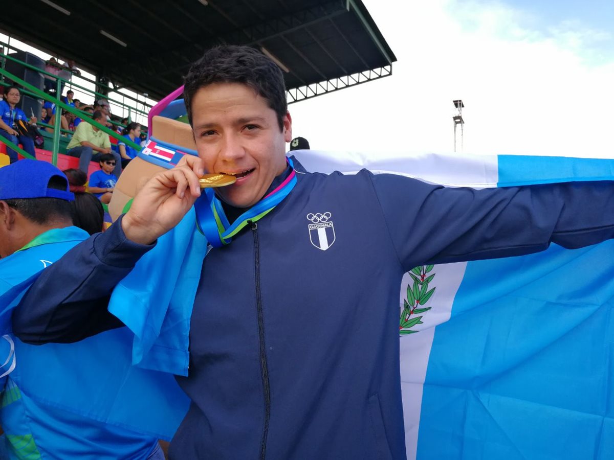 Luis Mario Taracena se consagró en los Juegos Centroamericanos de Managua 2017. (Foto Prensa Libre: Carlos Vicente)