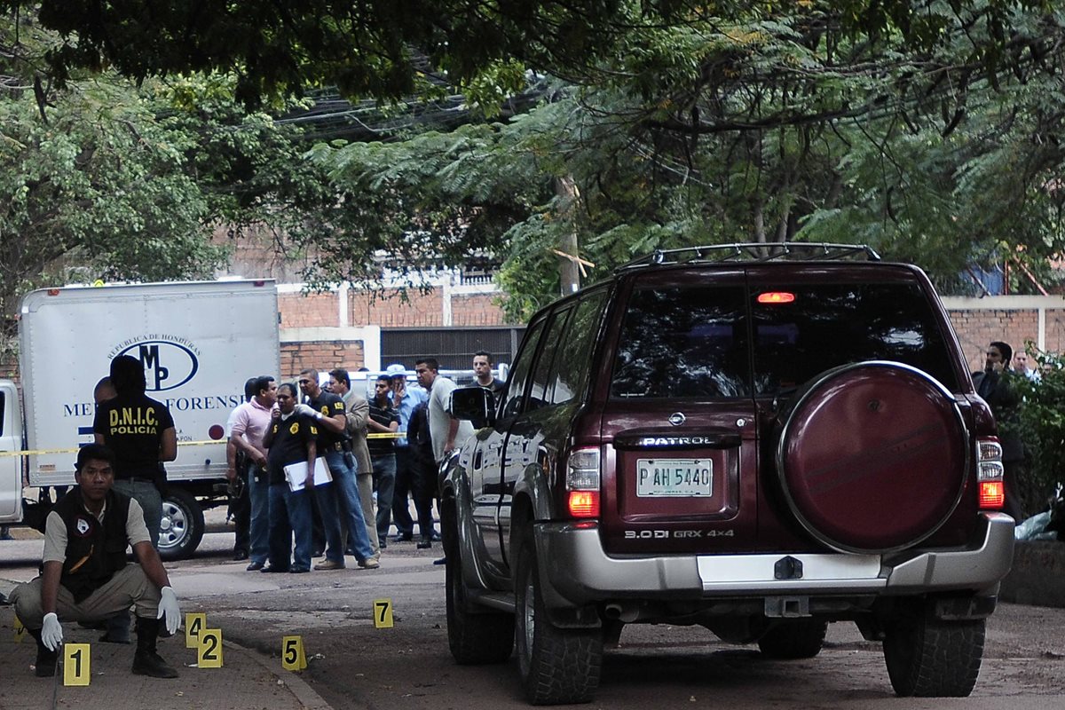 Honduras registra un promedio diario de 13 personas asesinadas.(Foto Prensa Libre: EFE).