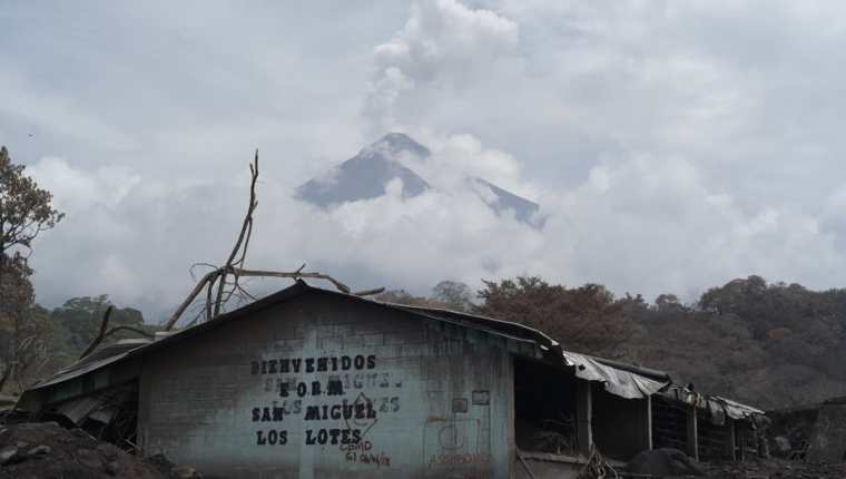 Congresistas urgieron a la Senabed y al MP a procurar propiedades para beneficiar a los afectados por el Volcán de Fuego. (Foto Prensa Libre: EFE)