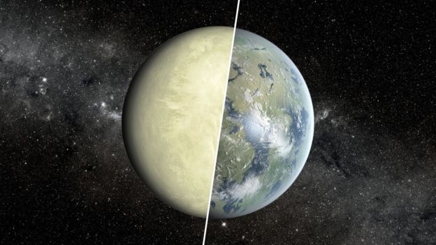 Estar en la zona de habitabilidad puede alterar drásticamente la superficie de un planeta. (NASA/Science Photo Library)