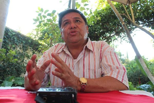 Cronista Fermín Herrera, de Huehuetenango, de 60 años.