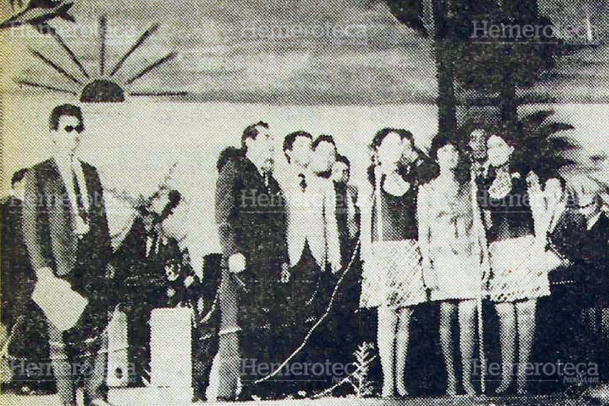 "La Hora  de la Policía", en Cuilapa, en 1970. (Foto: Hemeroteca PL