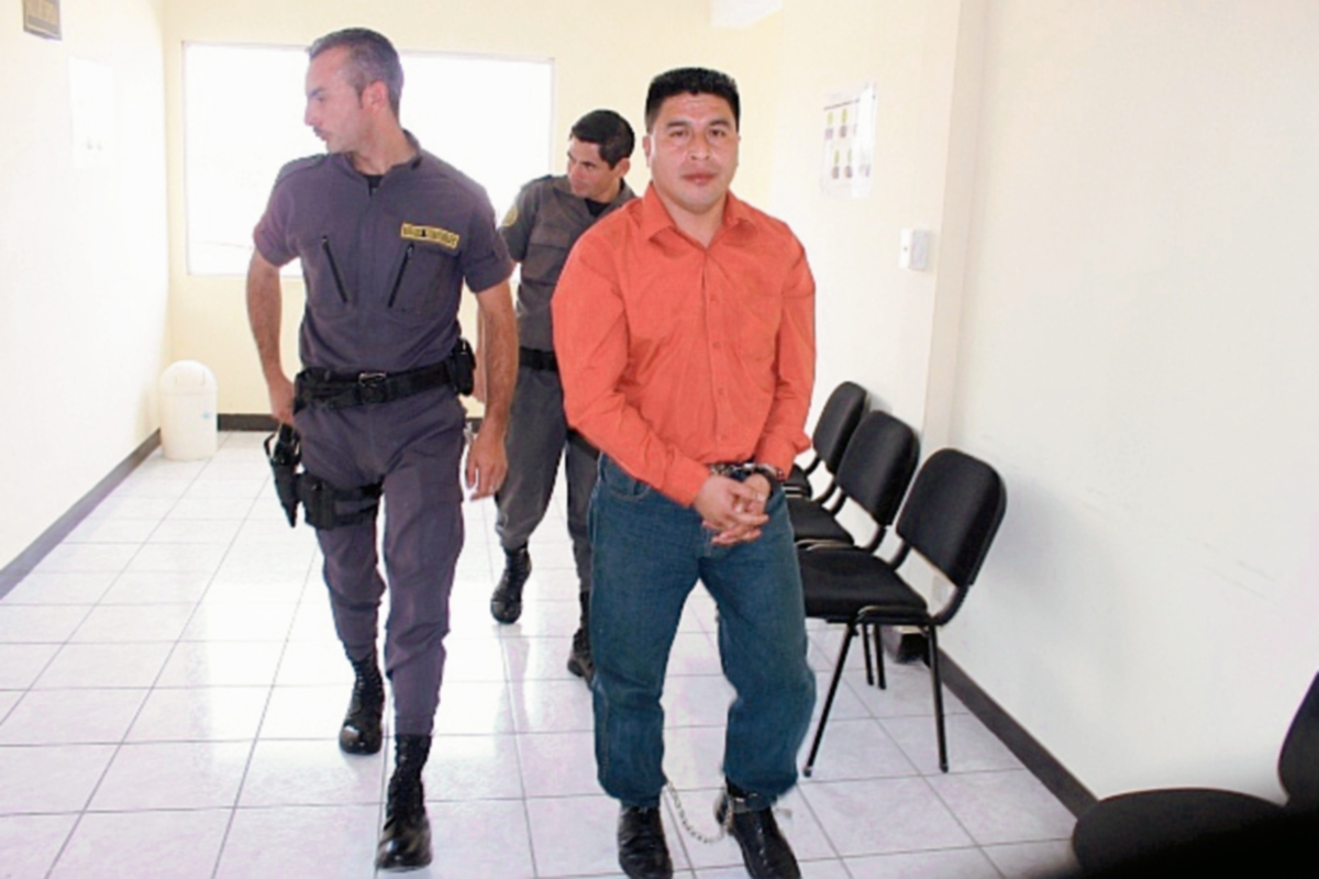 Pedro Tum Ajiataz es condenado a 45 años inconmutables de prisión,  por tribunal de Quiché. (Foto Prensa Libre: Óscar Figueroa)