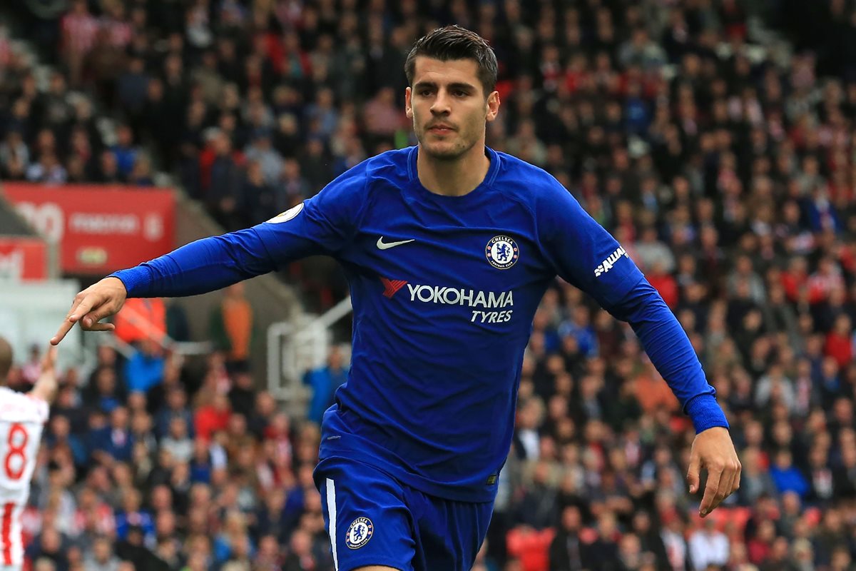Álvaro Morata ha demostrado su espíritu goleador en el Chelsea. (Foto Prensa Libre: AFP)