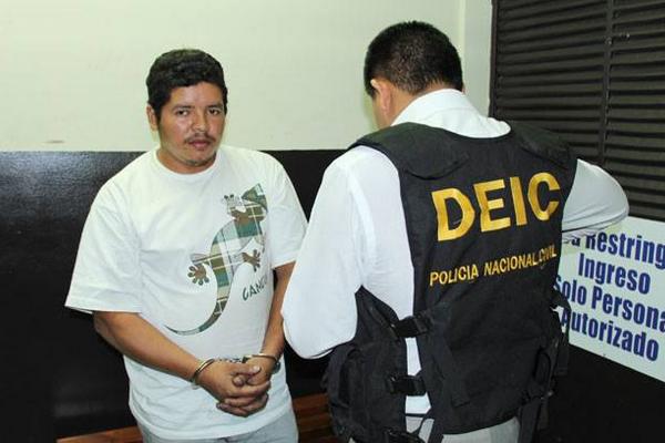 Saúl Murguía Hurtado, presunto secuestrador capturado. (Foto Prensa Libre: PNC)