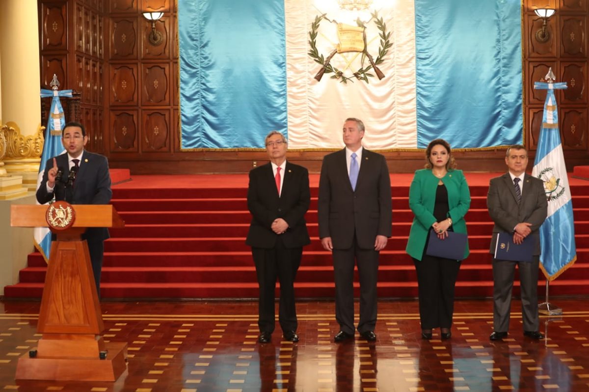 En conferencia de prensa, el Ejecutivo ofreció detalles de supuestas ilegalidades cometidas por la Cicig y que ameritan que ya no se renueve el contrato.