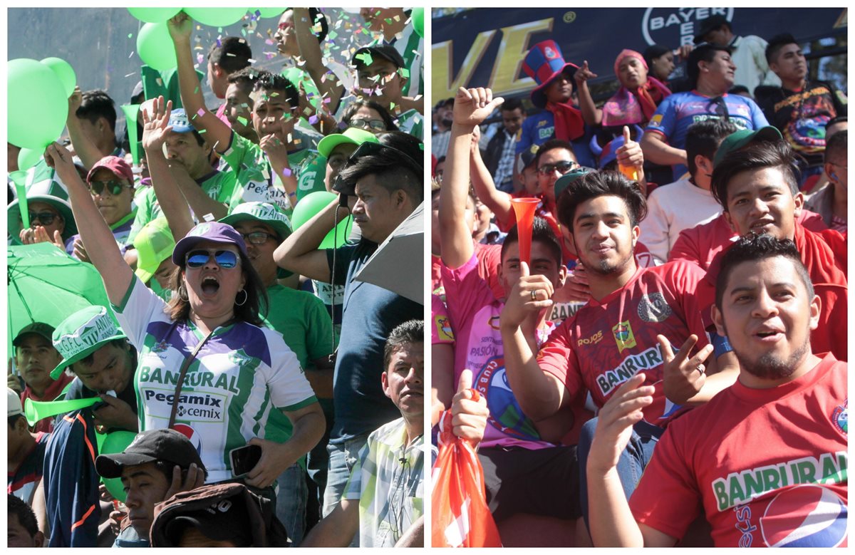 Las aficiones de Antigua y Municipal respondieron en el apoyo a sus equipos en los duelos de vuelta de las semis. (Foto Prensa Libre: Hemeroteca PL).