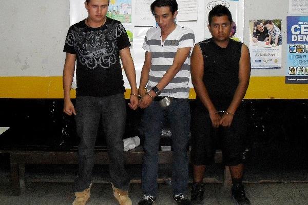 Los tres detenidos en Cuilapa, Santa Rosa.