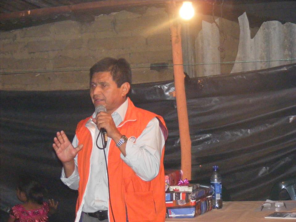 Sebastián Ixcayá Pirir, en una actividad pública. (Foto Prensa Libre: Cortesía)