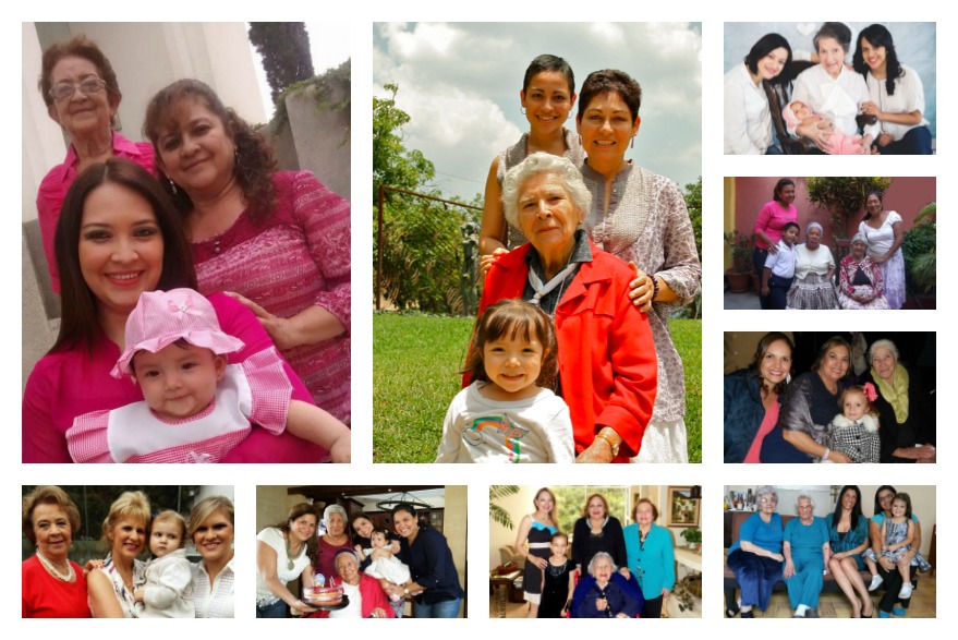 Varias generaciones de mujeres luchadoras celebran el Día de las Madres. (Foto Prensa Libre: Hemeroteca PL)