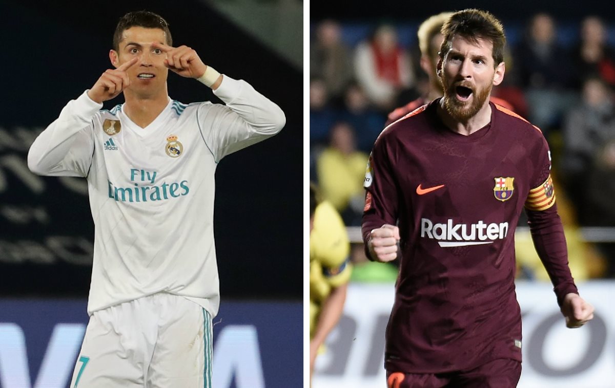 Cristiano Ronaldo y Lionel Messi han anotado 53 goles en lo que va del 2017. (Foto Prensa Libre: Hemeroteca PL)