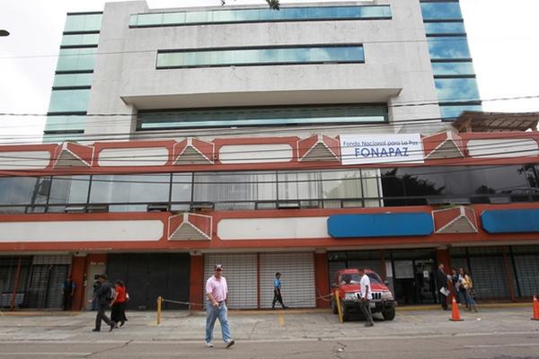 Edificio donde funcionaron las oficinas de Fonapaz en la zona 8. (Foto Prensa Libre: Archivo)<br _mce_bogus="1"/>