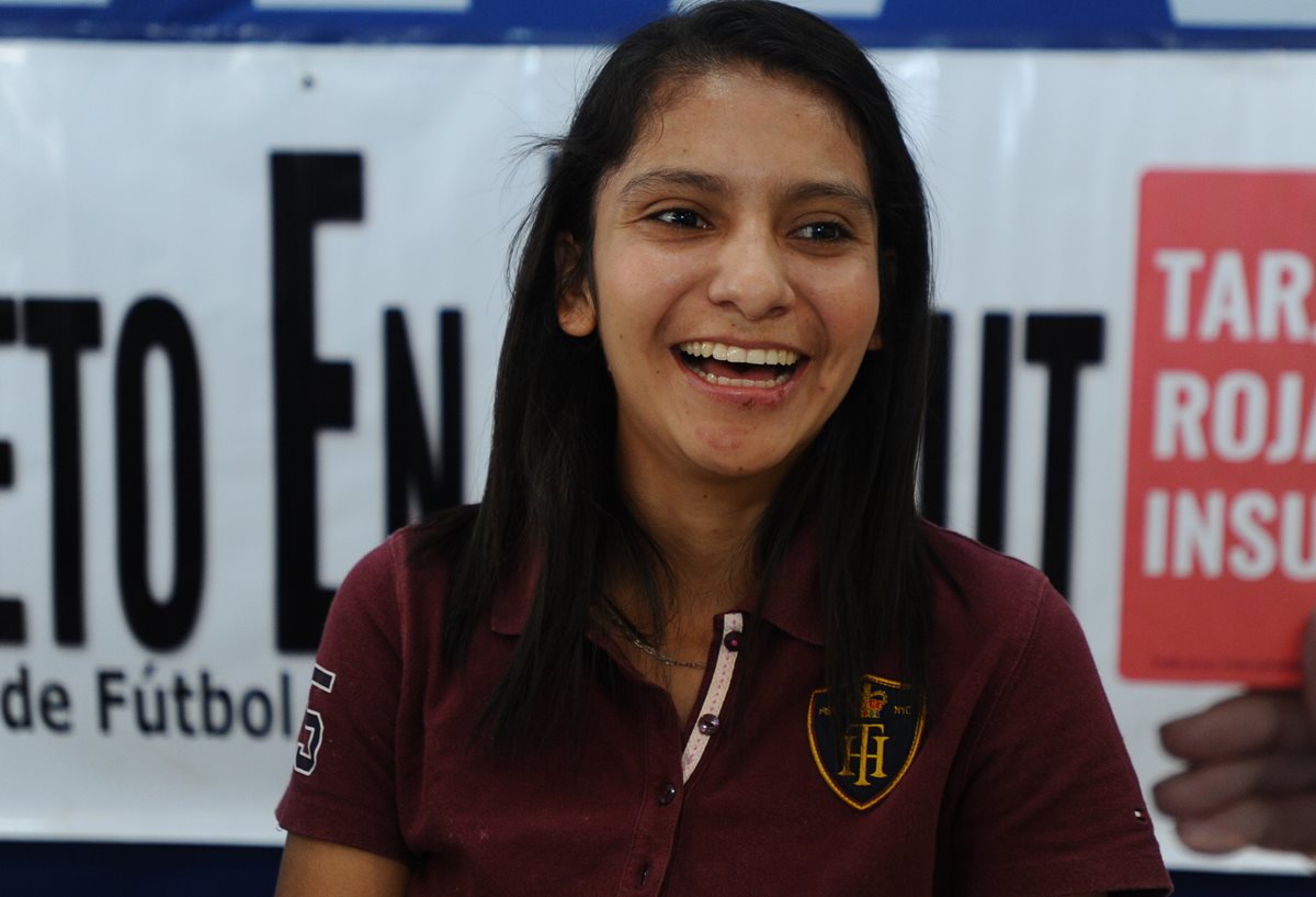 Yoselin Franco firmará contrato de un año con el Alianza Petrolera. (Foto Prensa Libre: Francisco Sánchez).