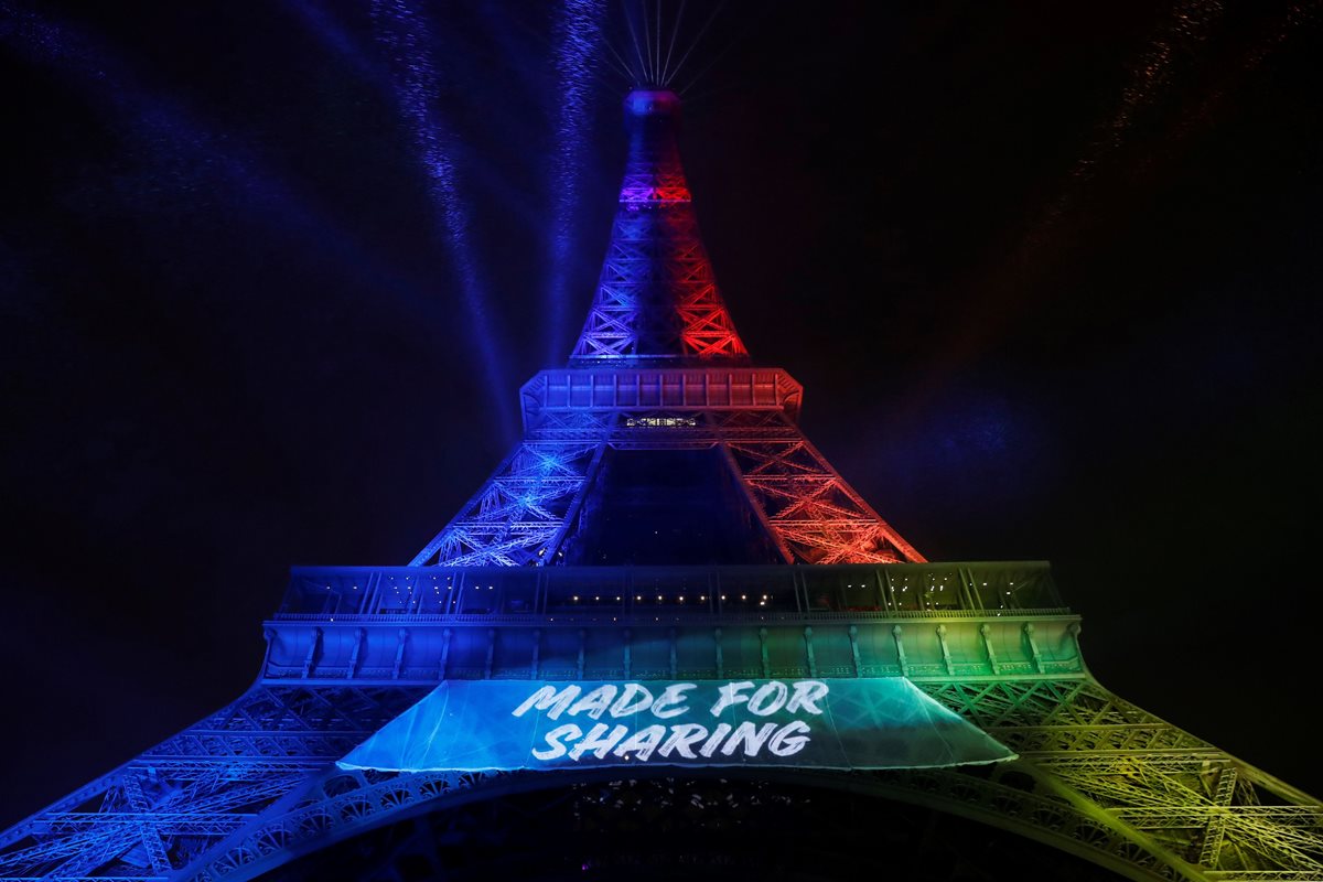 Un colectivo de asociaciones de defensa de la lengua francesa anunció hoy que presentará una demanda contra la candidatura de París a organizar los Juegos Olímpicos de 2024 por haber presentado su eslogan en inglés. (Foto Prensa Libre: AFP)