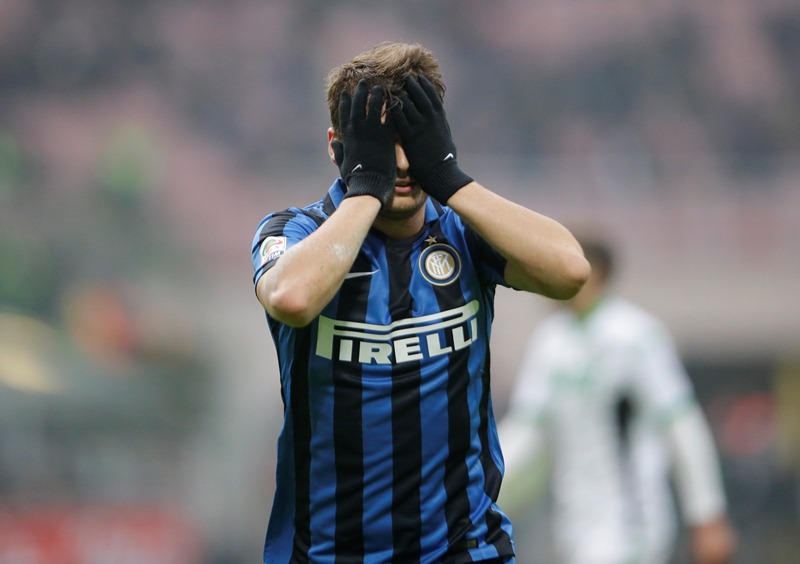 El Inter tropezó ante el Sassuolo este domingo. (Foto Prensa Libre: AP)