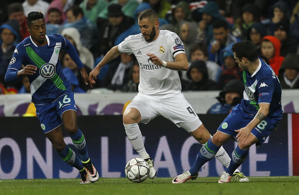El delantero francés Karim Benzema vive su mejor temporada con el Real Madrid. (Foto Prensa Libre: AP)
