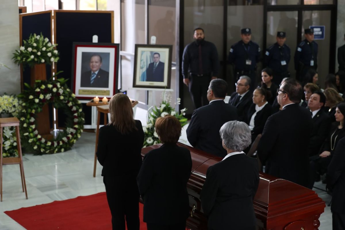 Magistrados de la Corte Suprema de Justicia condenaron el homicidio del exmagistrado José Sierra. (Foto Prensa Libre: Érick Ávila)